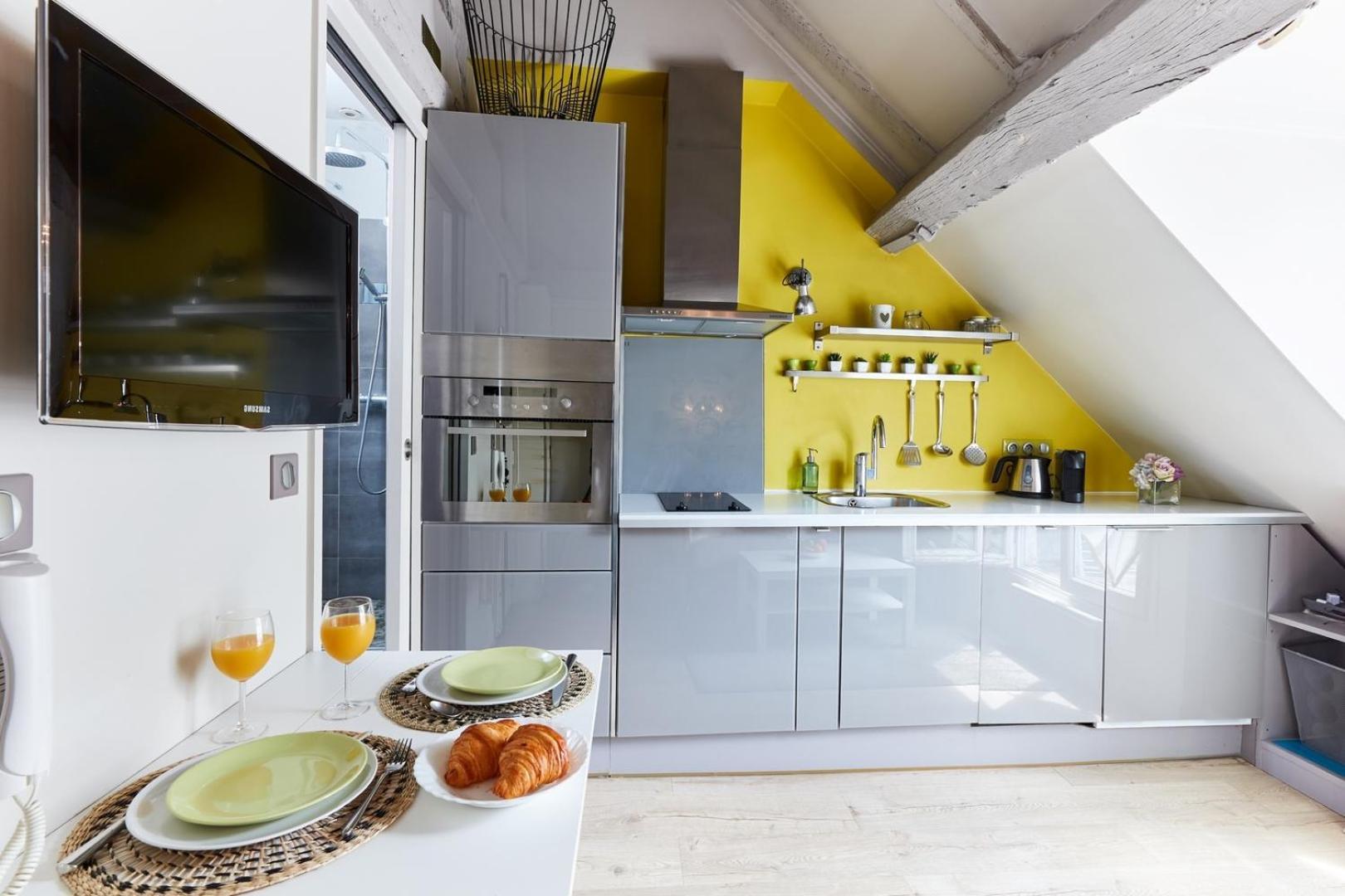 Bnbnook - Chic 1br - Picasso Museum & Notre-dame Appartement